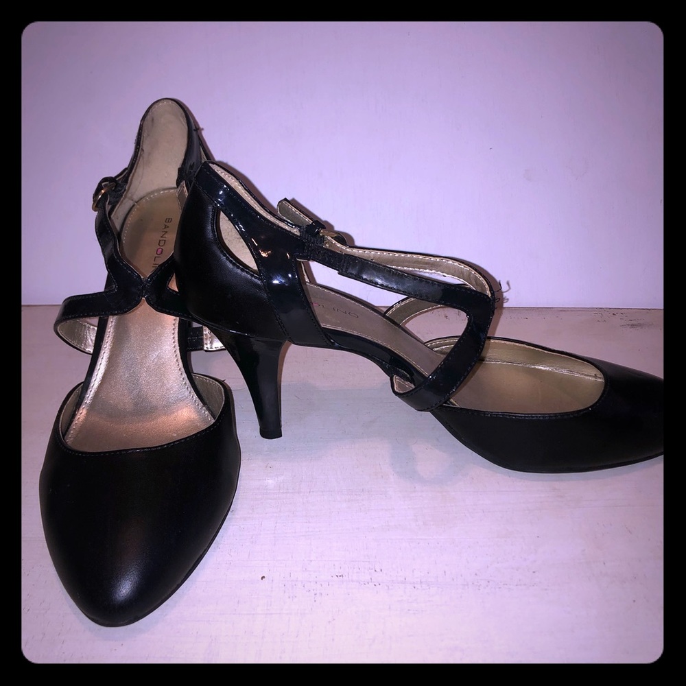 Bandolino black heels sz 9